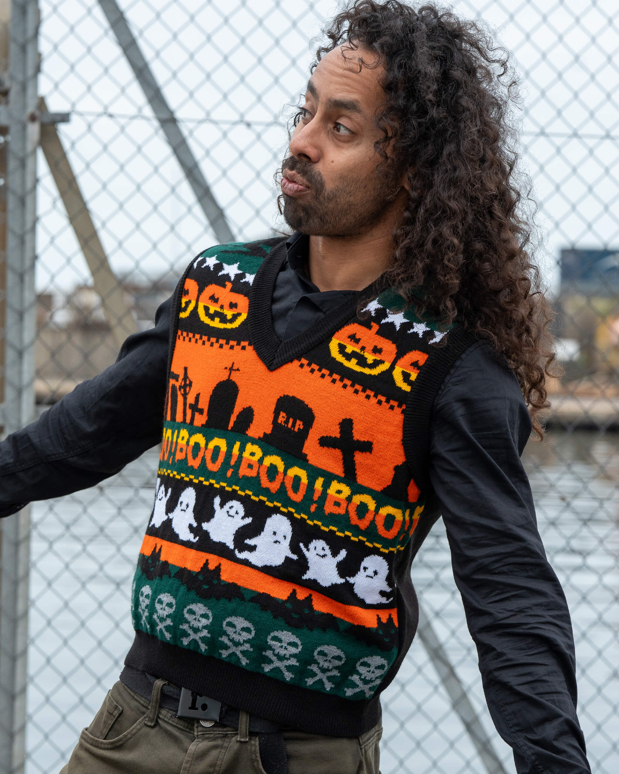 BOO! Knitted Tank Top Vest - Image 6