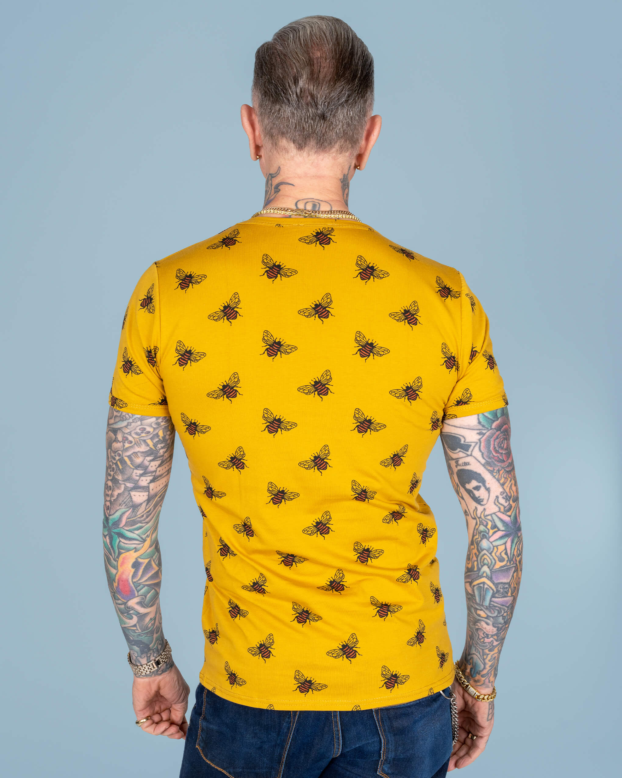 Buzzy Bee Mustard Gold Tee - Image 7