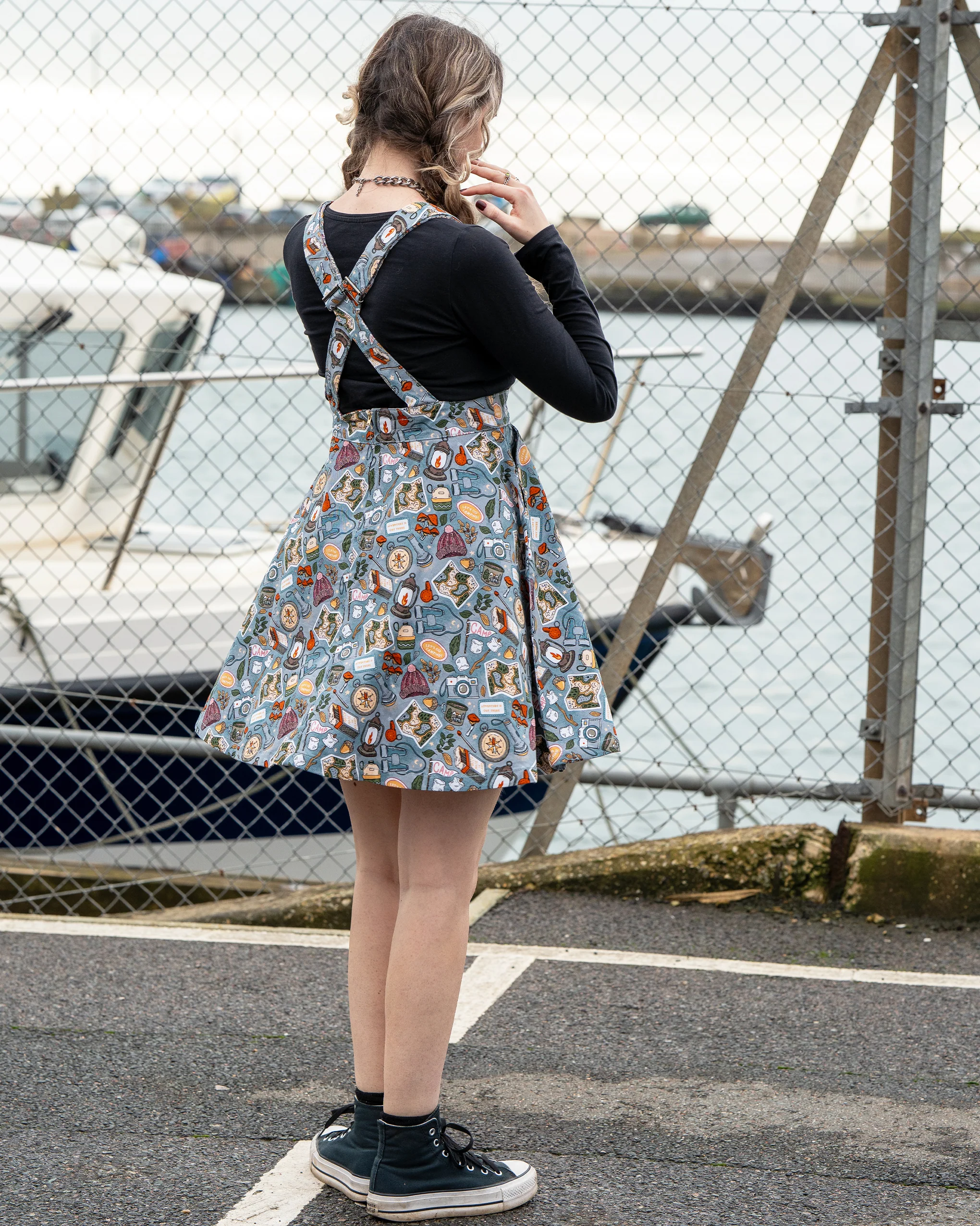 Camp Club Flared Pinafore - Image 8