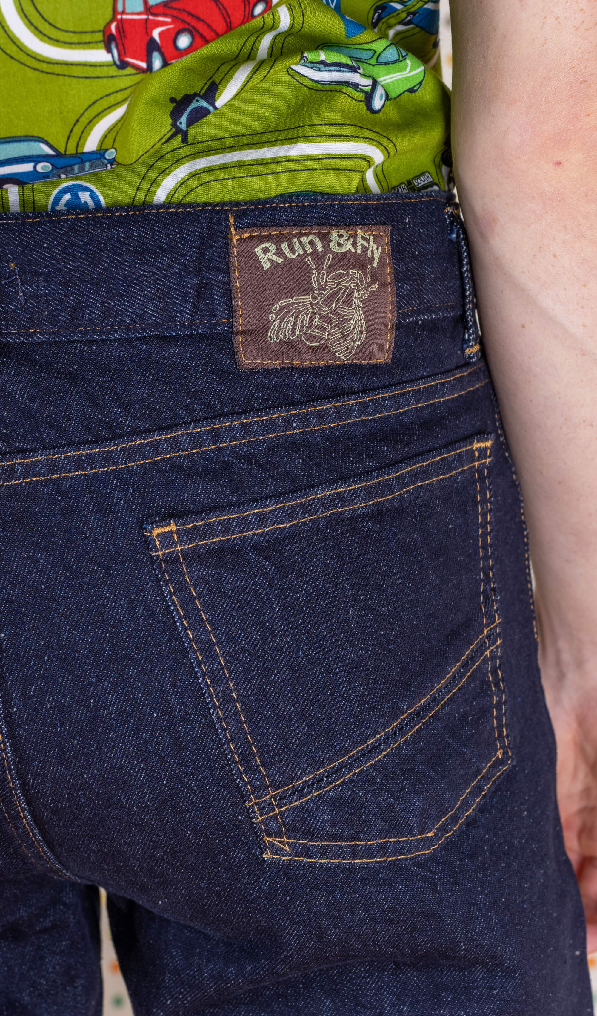 Denim Retro Boot Cut Flare Jeans - Image 7