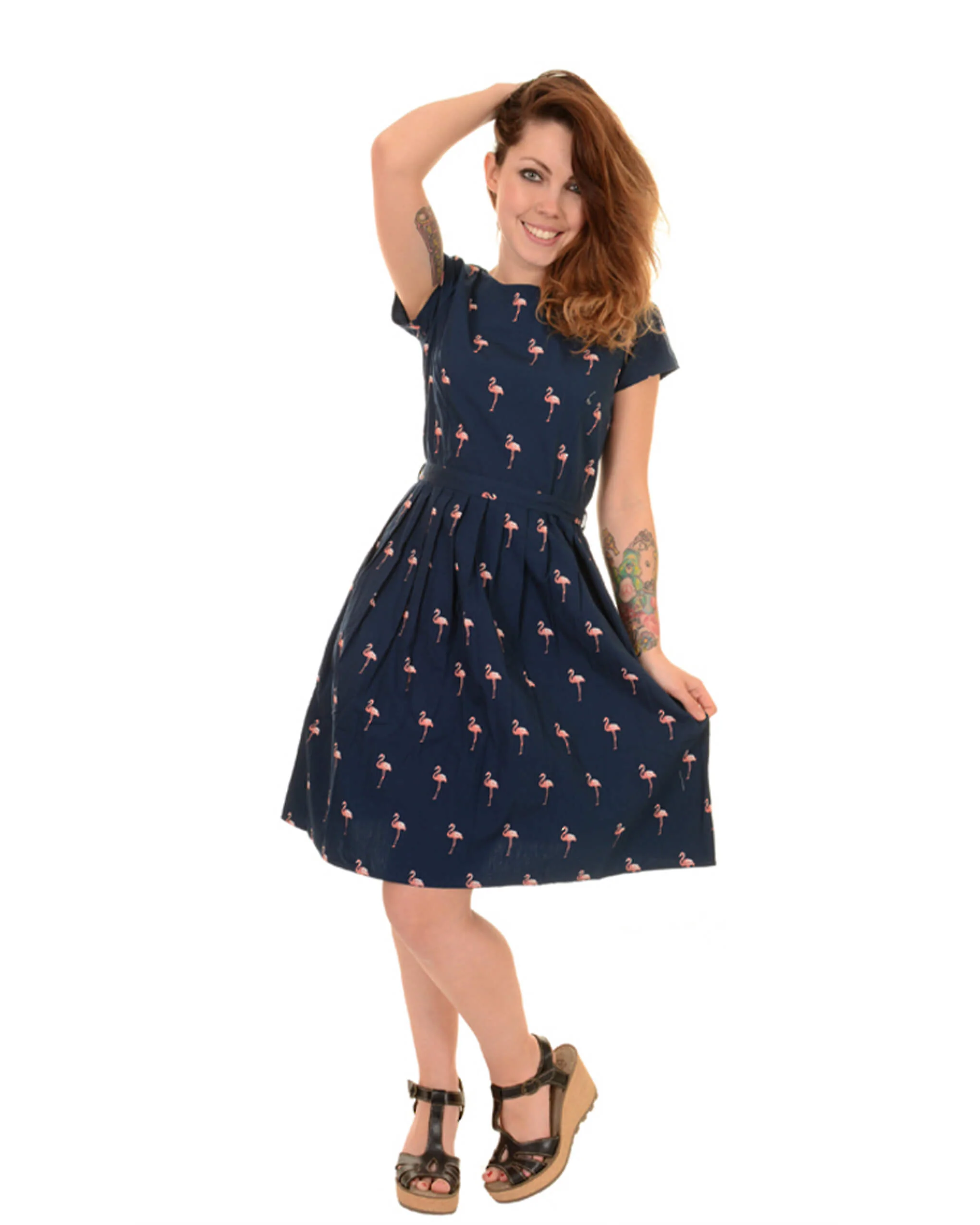 Flamingo Tea Party Dress - Image 5