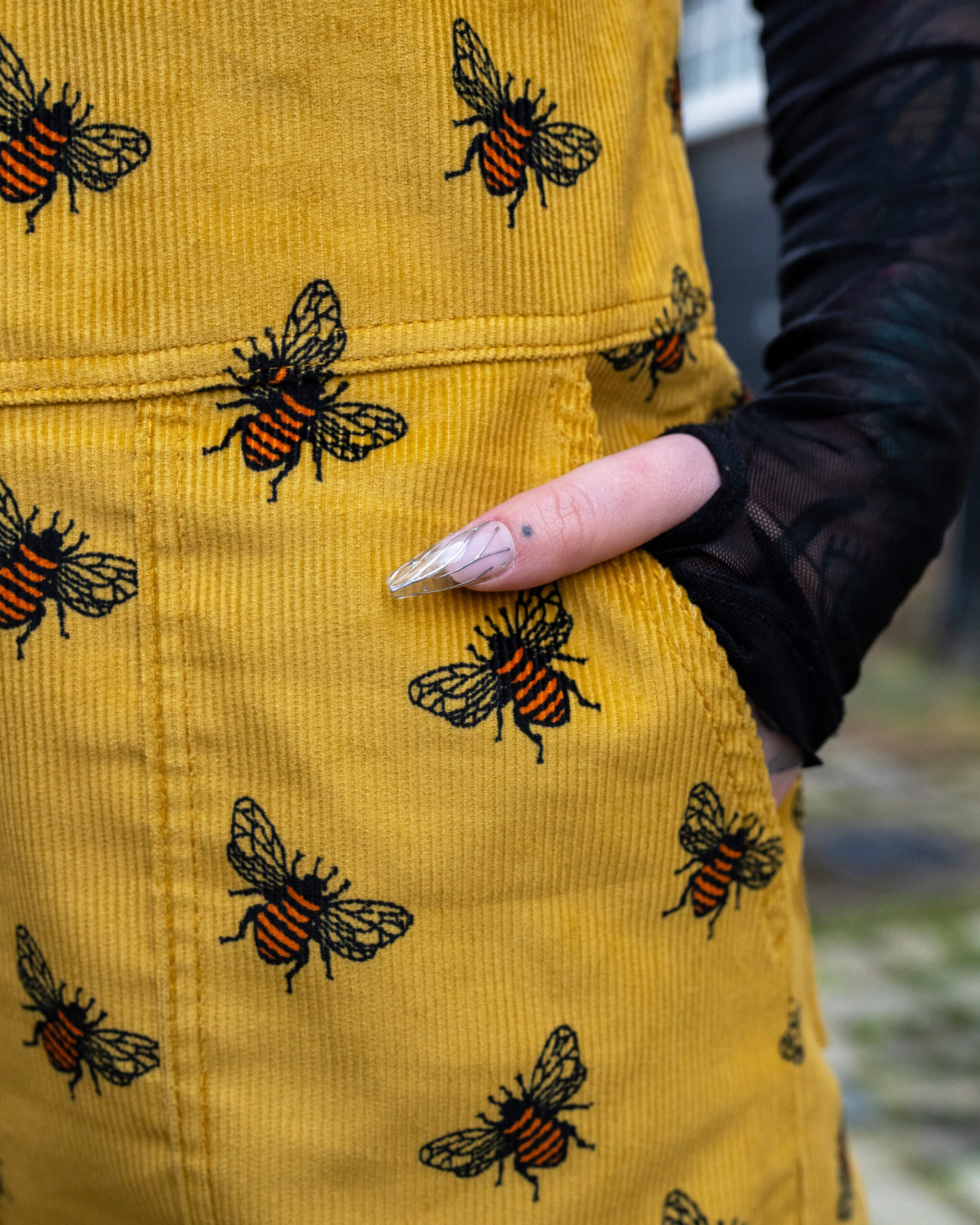 Gold Bee Corduroy DungaBee Dungarees - Image 4