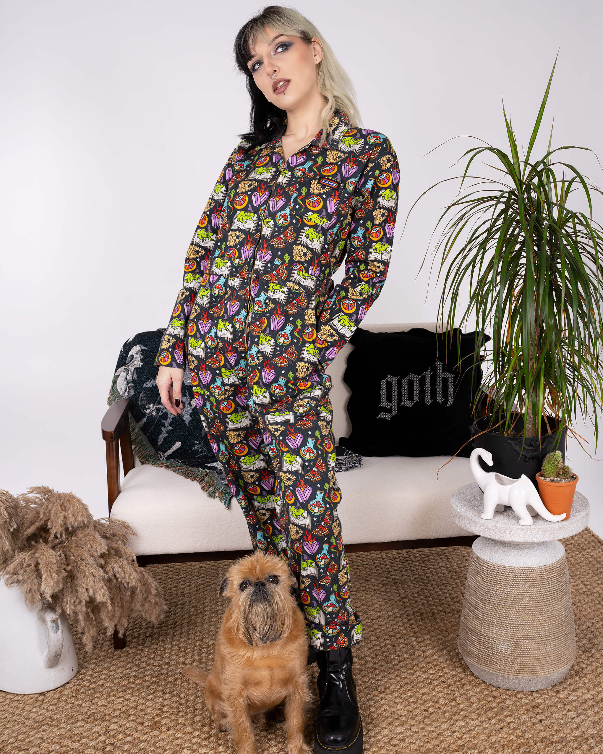 Bewitched Stretch Twill Boiler Suit - Image 11