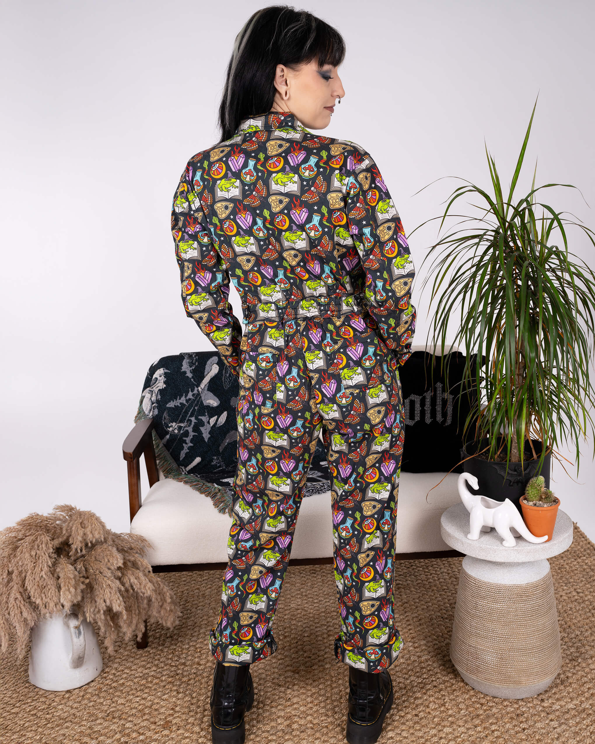 Bewitched Stretch Twill Boiler Suit - Image 14