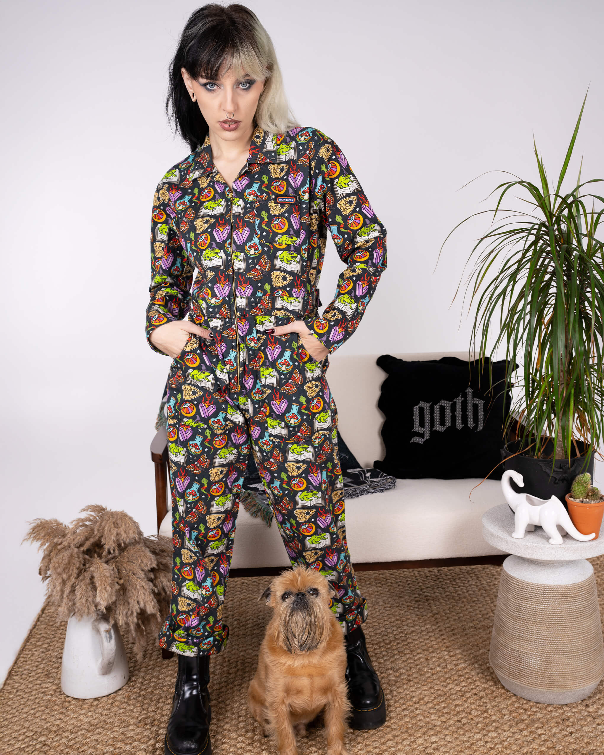 Bewitched Stretch Twill Boiler Suit - Image 7