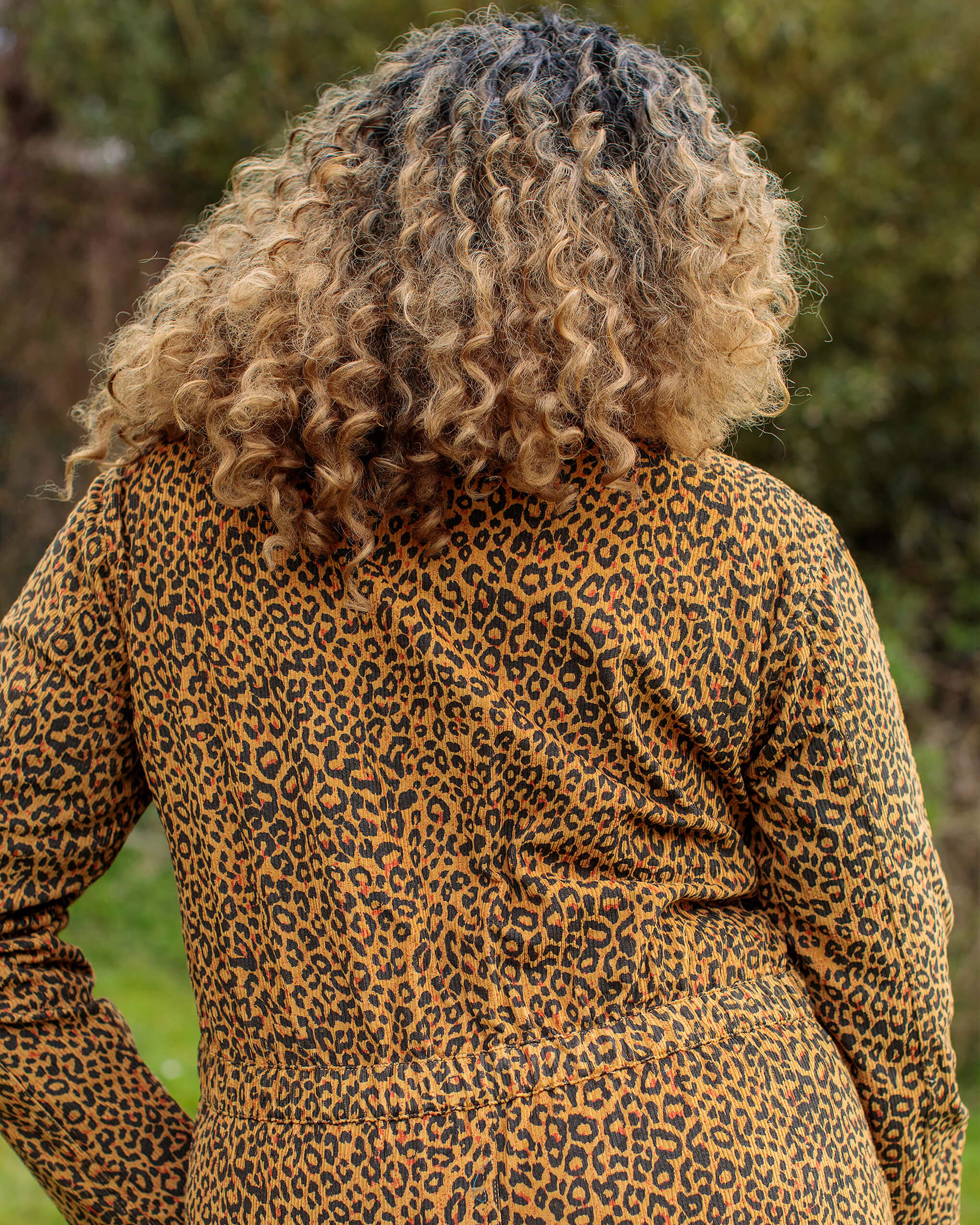 Limited Edition Natural Leopard Print Corduroy Boiler Suit - Image 5