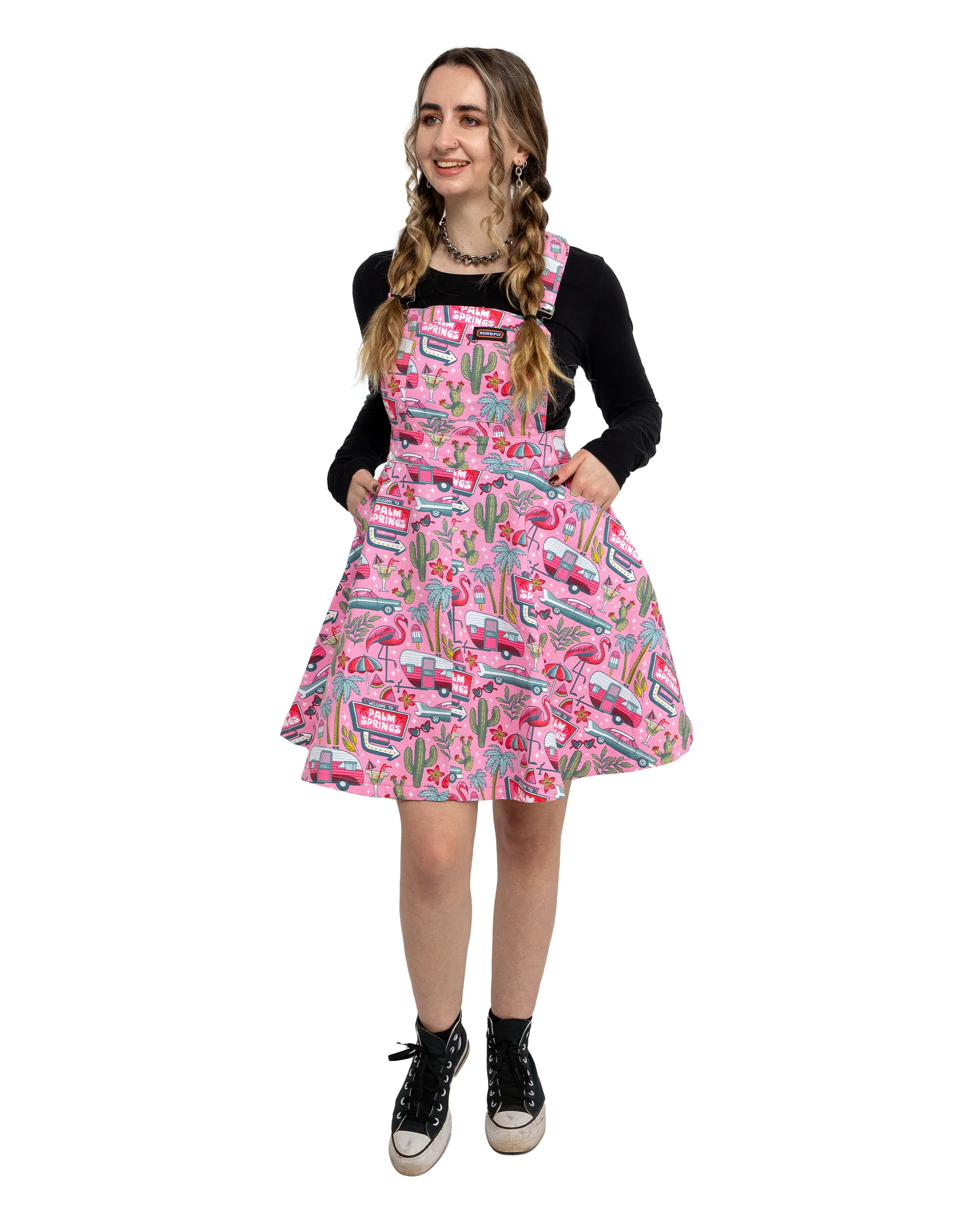 Palm Springs Flared Pinafore - Image 4