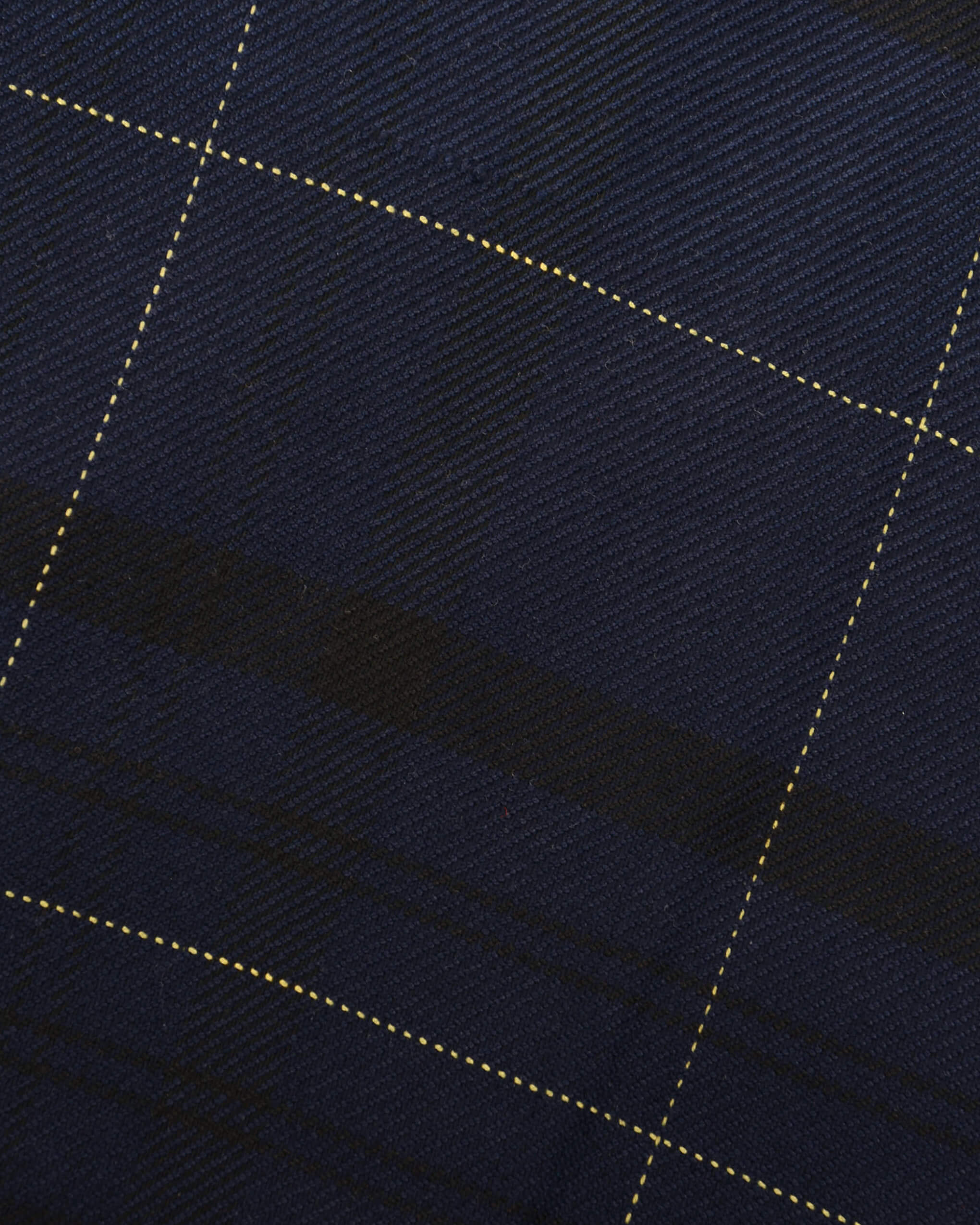 Retro Mod Stretch Navy Plaid Tartan Slim Skinny Fitting Trousers - Image 4