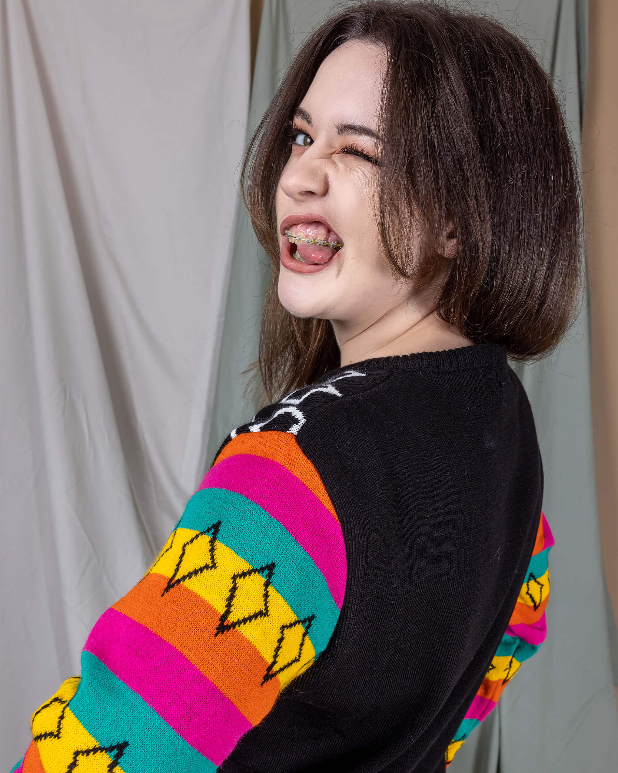Run & Fly x Katie Abey Winter Weirdo Jumper - Image 5