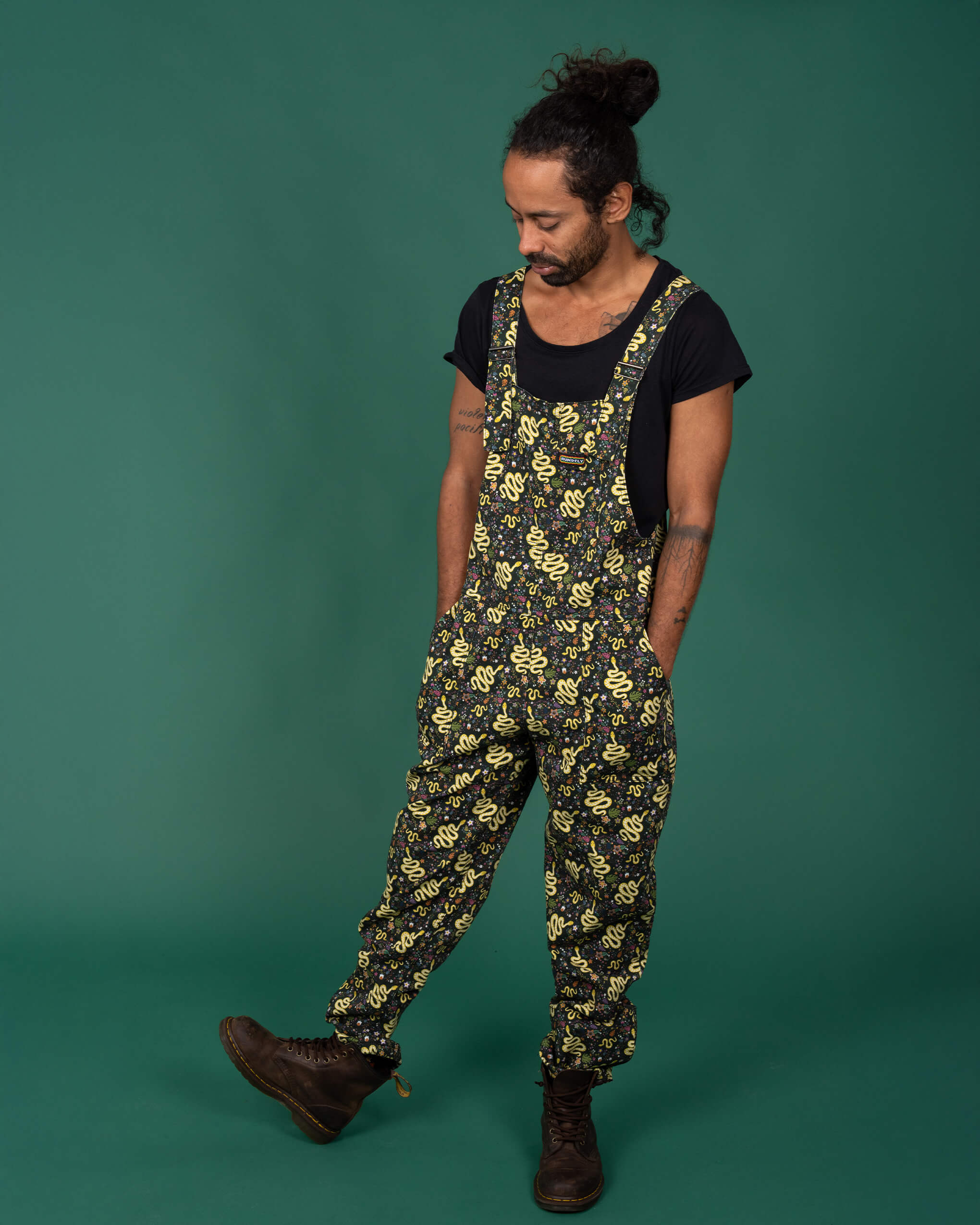 Halloween: Serpent Garden Stretch Twill Dungarees - Image 6