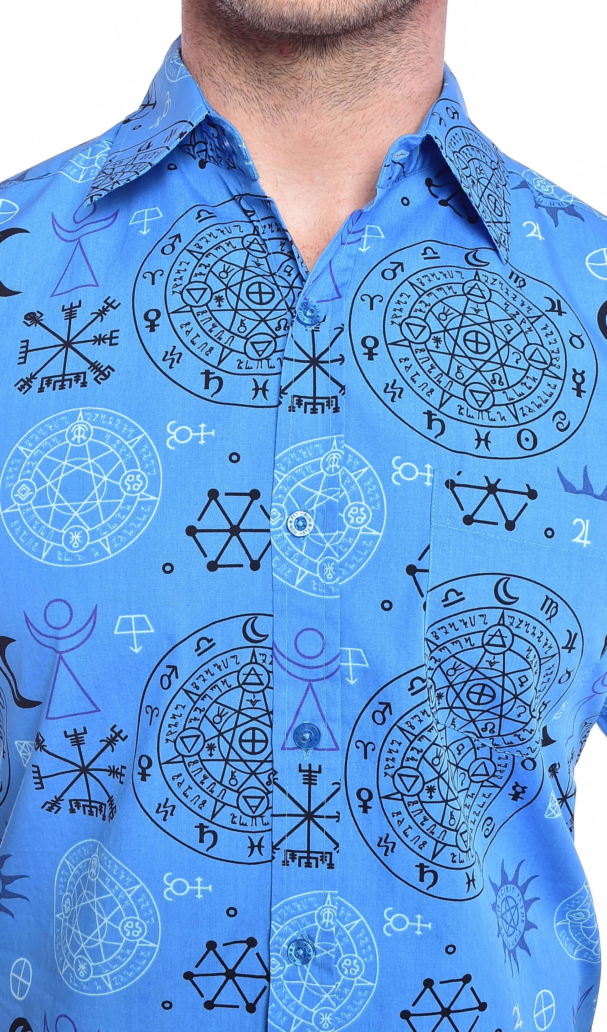 Supernatural Magic Symbol Print Shirt - Image 4