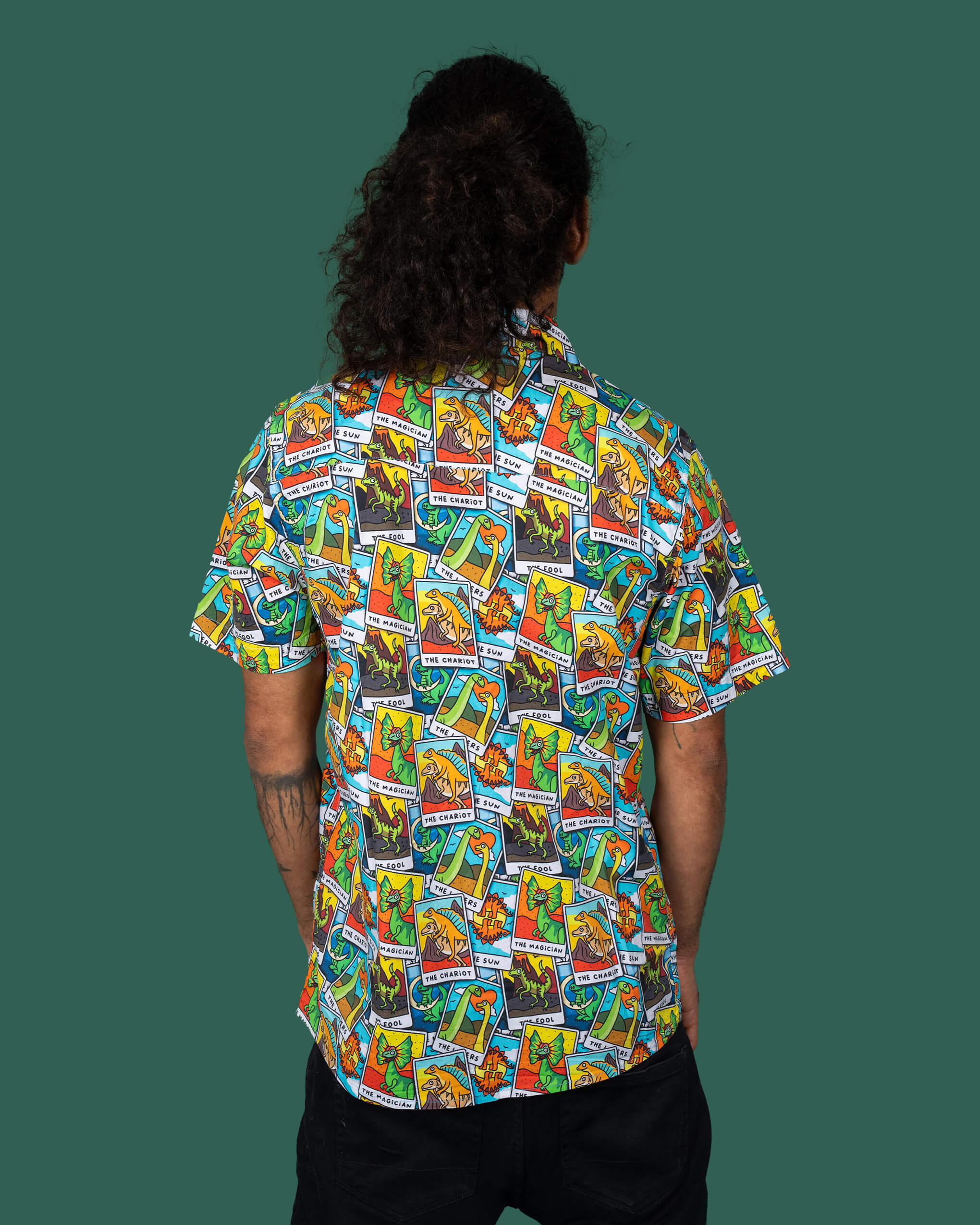 Tarot Dinosaurs Short Sleeve Shirt - Image 4